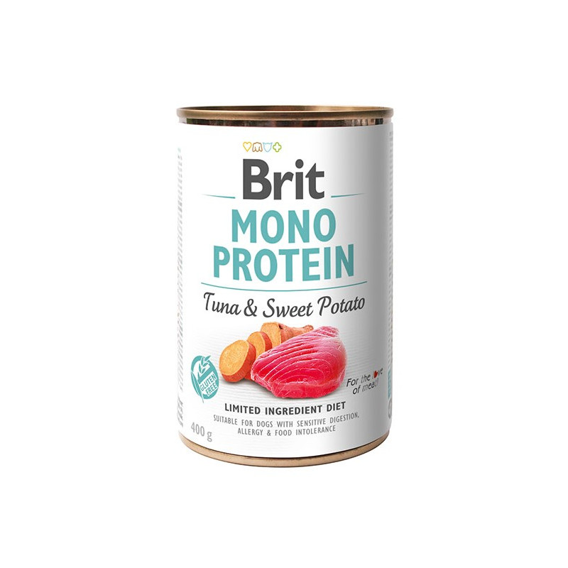 Brit Mono Protein Tuna & Sweet Potato puszka 400g