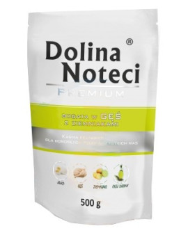 Dolina Noteci Premium Pies Gęś i ziemniaki saszetka 500g
