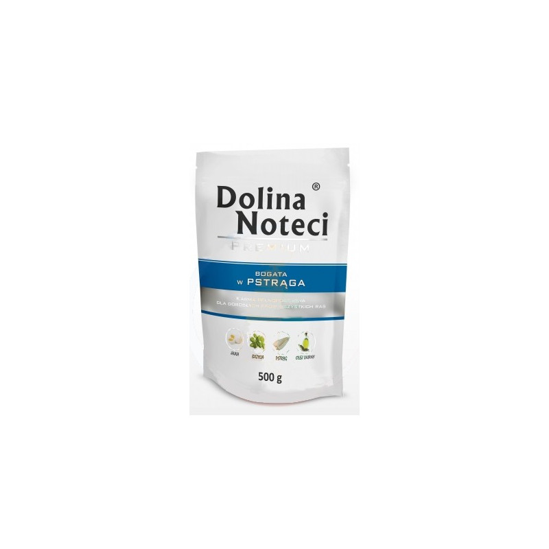 Dolina Noteci Premium Pies Pstrąg saszetka 500g