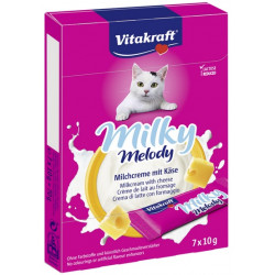 Vitakraft Cat Milky Melody krem z mleka i sera 70g [28819]