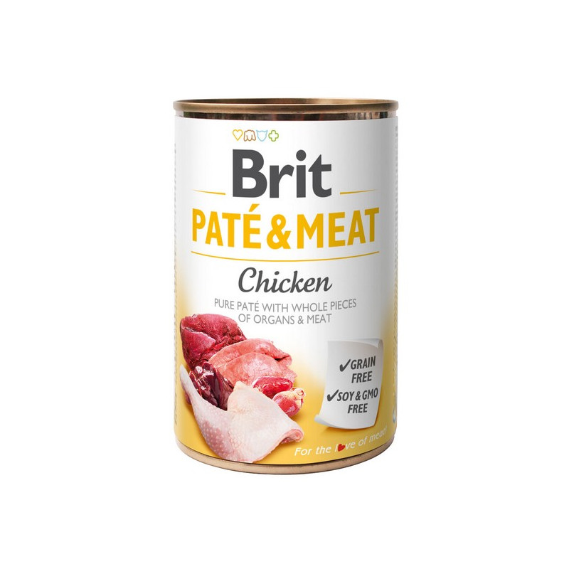 Brit Pate & Meat Dog Chicken puszka 400g