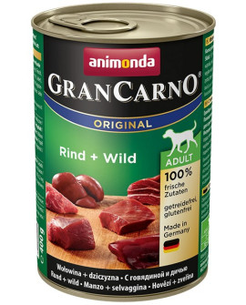 Animonda GranCarno Adult Rind Wild Wołowina + Dziczyzna puszka 400g