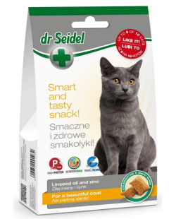 Dr Seidel Smakołyki dla kotów na piękną sierść 50g
