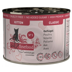 Catz Finefood Classic Kitten N.03 Drób puszka 200g