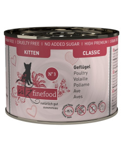 Catz Finefood Classic Kitten N.03 Drób puszka 200g
