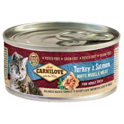 Carnilove Cat Turkey & Salmon - indyk i łosoś puszka 100g