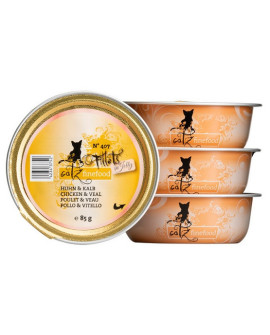 Catz Finefood Filety N.407 Kurczak/Cielęcina tacka 85g