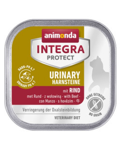 Animonda Integra Protect Urinary Harnsteine Oxalate dla kota - z wołowiną tacka 100g
