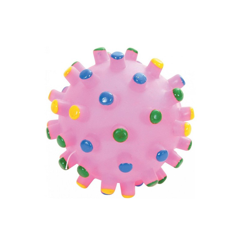 Zolux Zabawka winylowa piłka z wypustkami 7cm [480782]