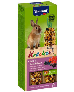 Vitakraft Kracker 2szt Królik Owoce leśne/czarny bez 112g [10624]