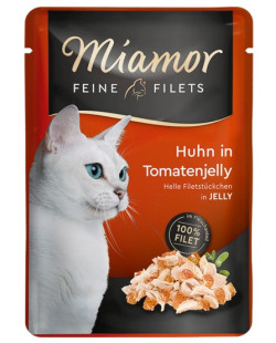 Miamor Feine Filets Saszetka Huhn & Tomate 100g