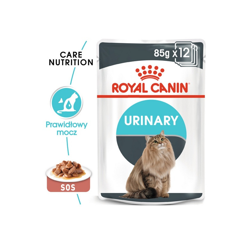 Royal Canin Urinary Care sosie karma mokra w sosie dla kotów dorosłych, ochrona dolnych dróg moczowych saszetka 85g