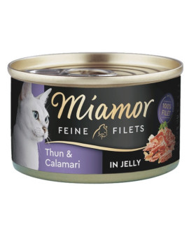 Miamor Feine Filets Dose Thunfisch & Calamari - tuńczyk i kalmary 100g