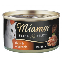 Miamor Feine Filets Dose Thunfisch & Wachtelei - tuńczyk i przepiórka 100g