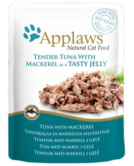 Applaws saszetka dla kota tuńczyk z makrelą w galaretce 70g