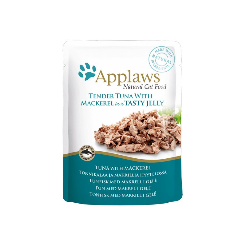 Applaws saszetka dla kota tuńczyk z makrelą w galaretce 70g