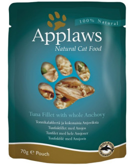 Applaws saszetka dla kota Tuńczyk, Anchois i Wodorosty 70g