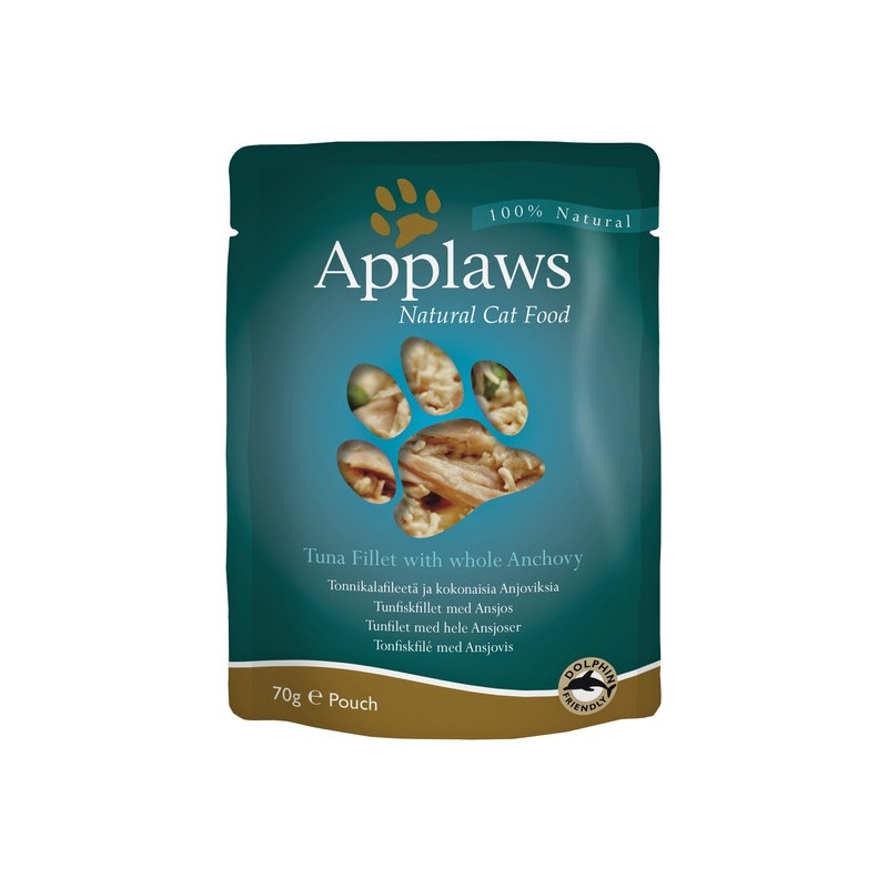 Applaws saszetka dla kota Tuńczyk, Anchois i Wodorosty 70g