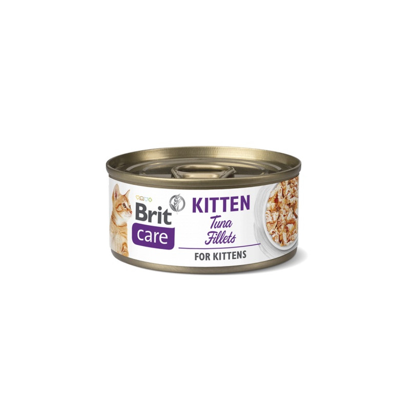 Brit Care Cat Kitten Tuna Fillets puszka 70g