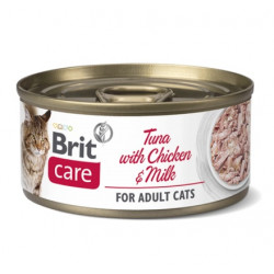 Brit Care Cat Tuna & Chicken and Milk puszka 70g
