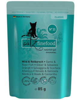 Catz Finefood Classic N.21 Dziczyzna i Karmazyn saszetka 85g