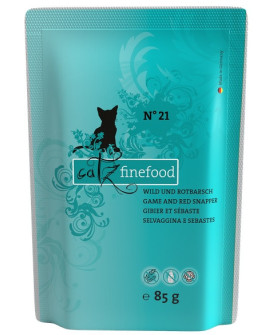 Catz Finefood Classic N.21 Dziczyzna i Karmazyn saszetka 85g