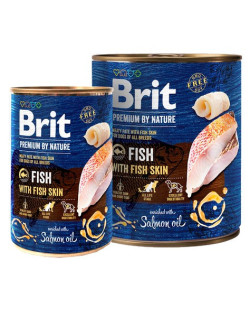 Brit Premium By Nature Fish & Fish Skin puszka 400g