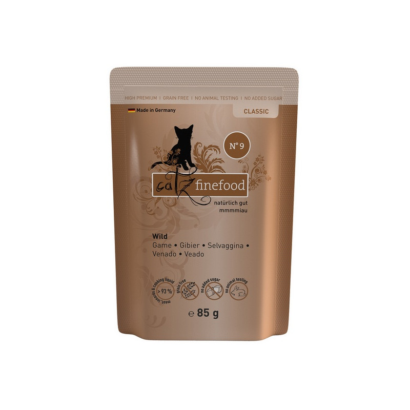 Catz Finefood Classic N.09 Dziczyzna saszetka 85g