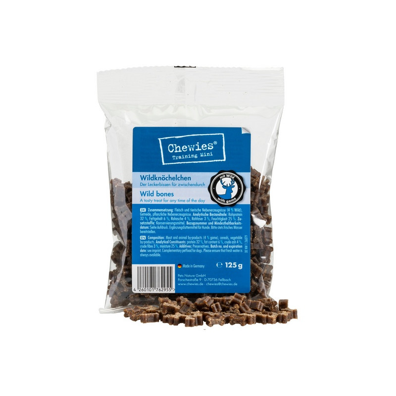 Chewies Kosteczki Mini Dziczyzna 125g
