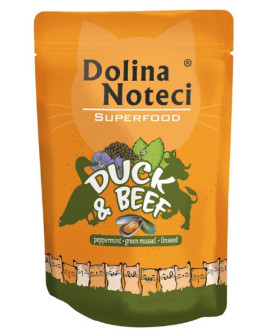Dolina Noteci Superfood Kot Kaczka i wołowina saszetka 85g