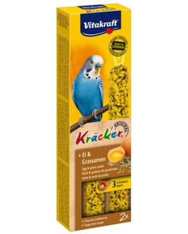Vitakraft Kracker 2szt Papuga falista Jajeczny 60g [2121263]