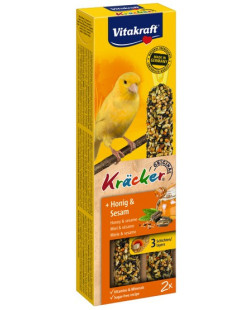 Vitakraft Kracker 2szt Kanarek Miód i sezam 60g [21247]