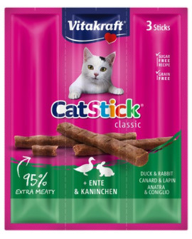 Vitakraft Cat Stick Classic Kaczka i Królik 18g [18200]