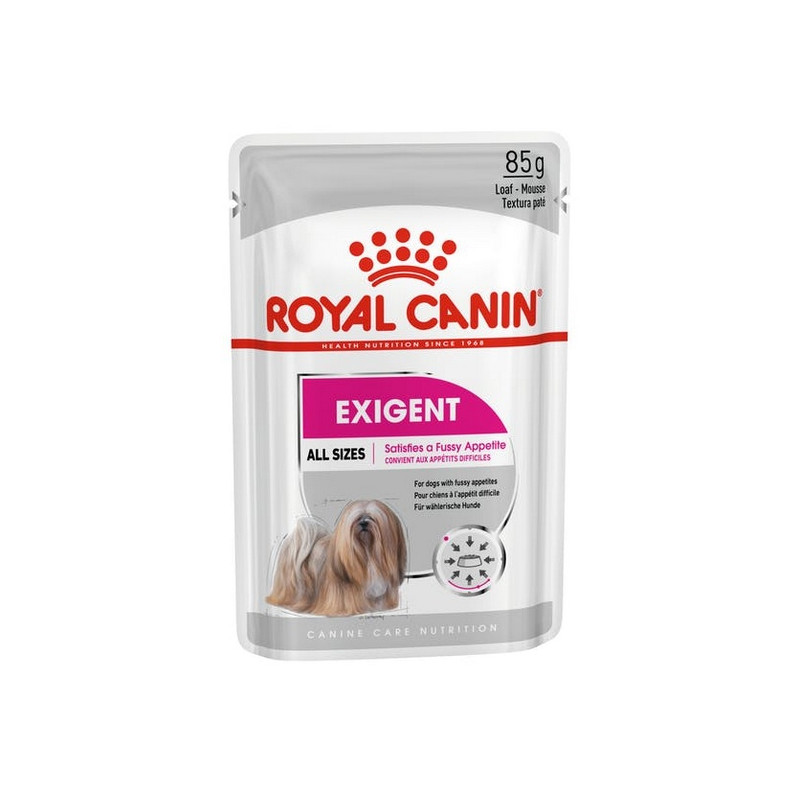 Royal Canin Exigent karma mokra dla wybrednych psów dorosłych, wszystkich ras, pasztet saszetka 85g