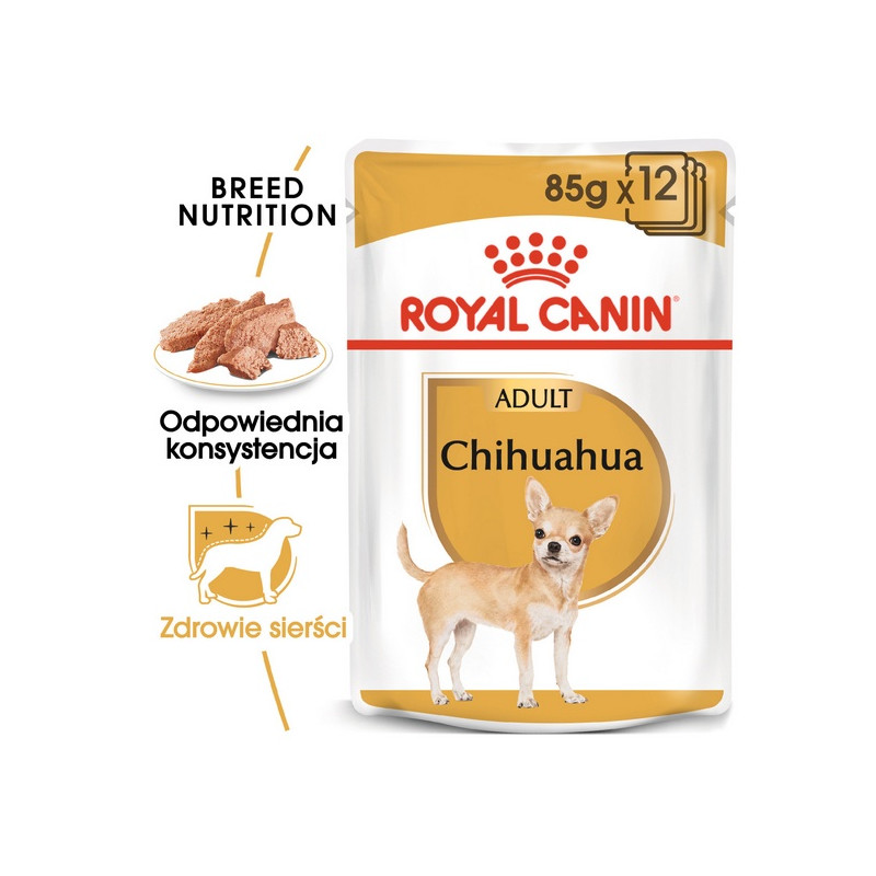 Royal Canin Chihuahua Adult karma mokra – pasztet, dla psów dorosłych rasy chihuahua saszetka 85g