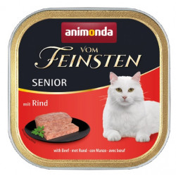 Animonda vom Feinsten Cat Senior z Wołowiną tacka 100g