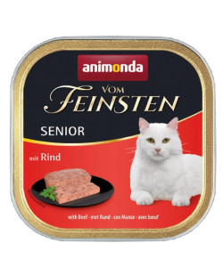 Animonda vom Feinsten Cat Senior z Wołowiną tacka 100g