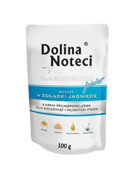 Dolina Noteci Premium Pies Junior Żołądki jagnięce saszetka 100g