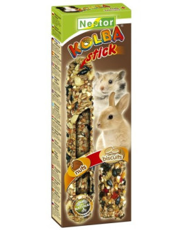 Nestor Kolba 2w1 Gryzoń biszkopt i orzech 2szt