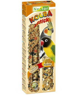 Nestor Kolba 2w1 Papuga średnia biszkopt i miód 2szt