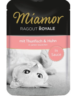 Miamor Ragout Royale z Tuńczykiem i Kurczakiem w sosie saszetka 100g