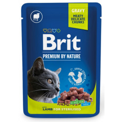 Brit Premium By Nature Cat Sterilised Lamb sos saszetka 100g