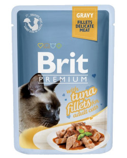 Brit Premium Cat Fillets with Tuna sos saszetka 85g
