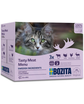 Bozita Cat Multibox z mięsem w sosie saszetki 12x85g