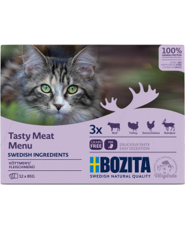 Bozita Cat Multibox z mięsem w sosie saszetki 12x85g
