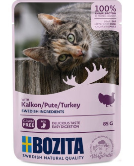 Bozita Cat Indyk w sosie saszetka 85g