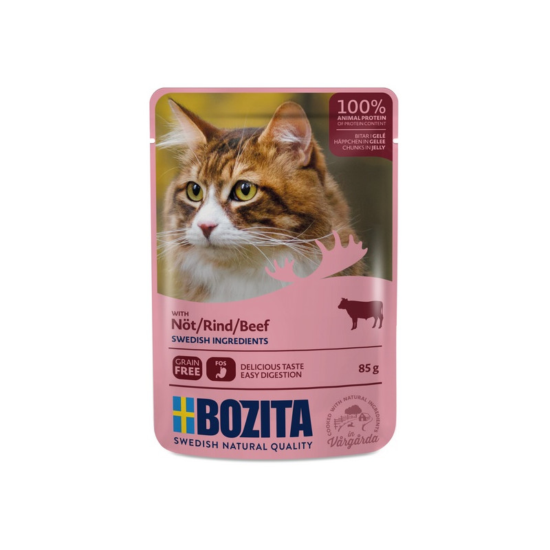 Bozita Cat Wolowina w galaretce saszetka 85g