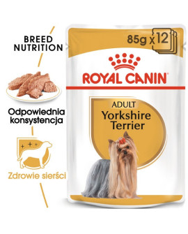 Royal Canin Yorkshire Terrier Adult karma mokra - pasztet, dla psów dorosłych rasy yorkshire terrier saszetka 85g