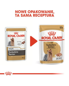 Royal Canin Yorkshire Terrier Adult karma mokra - pasztet, dla psów dorosłych rasy yorkshire terrier saszetka 85g
