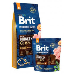 Brit Premium By Nature Adult M Medium 15kg